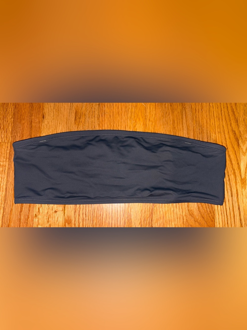 SKIMS Gray Bandeau Swim Top